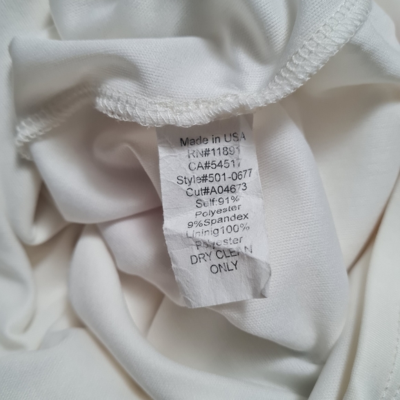 Bailey44 Pop Floral Print Neoprene Like Bendable Cap Sleeve Sheath Dress Size M - Picture 10 of 15